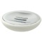 Soap Dish Made From Thermoplastic Resins and Stone in White Finish